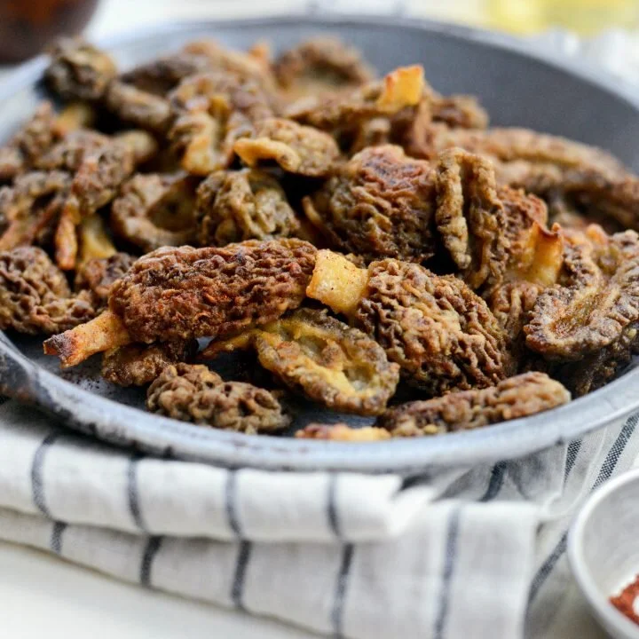 Fried Wood Chip Morels