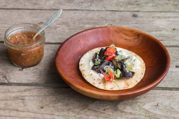 Pig’s Ear Mushroom Tacos