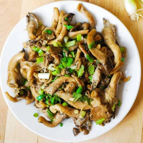 Oyster mushroom recipe